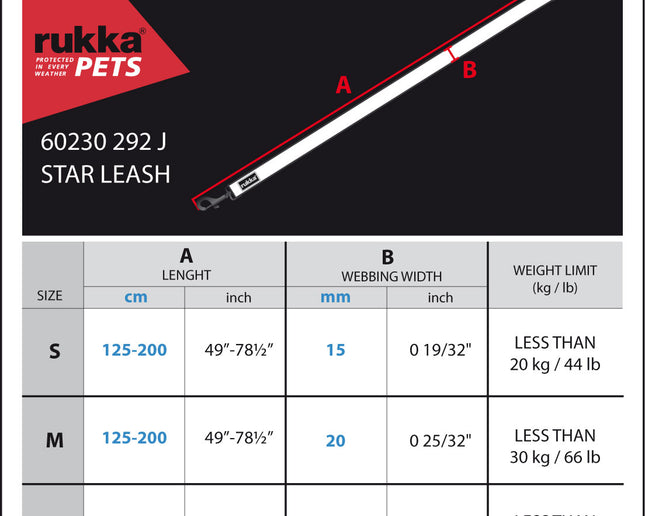 Rukka Pets LAISSE BLISS NEON | Rose vif