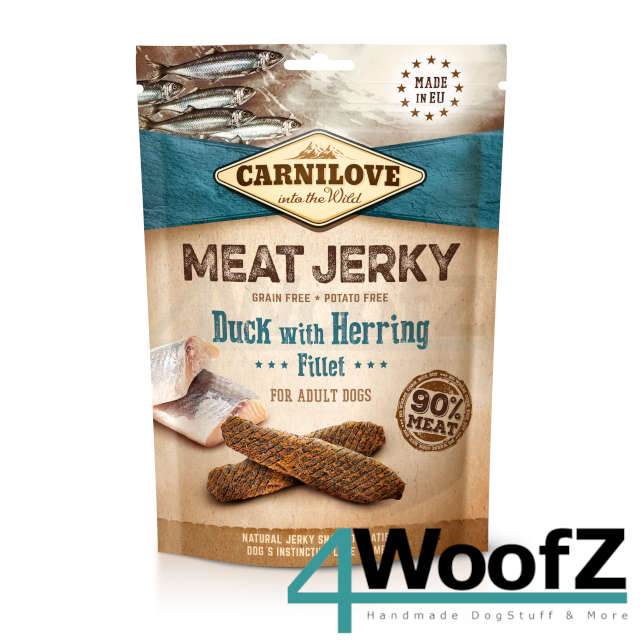 CARNILOVE - MEAT JERKY - Duck with Herring Fillet