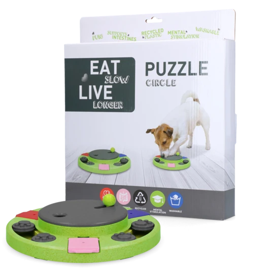 Eat Slow Live Longer Puzzle Circle