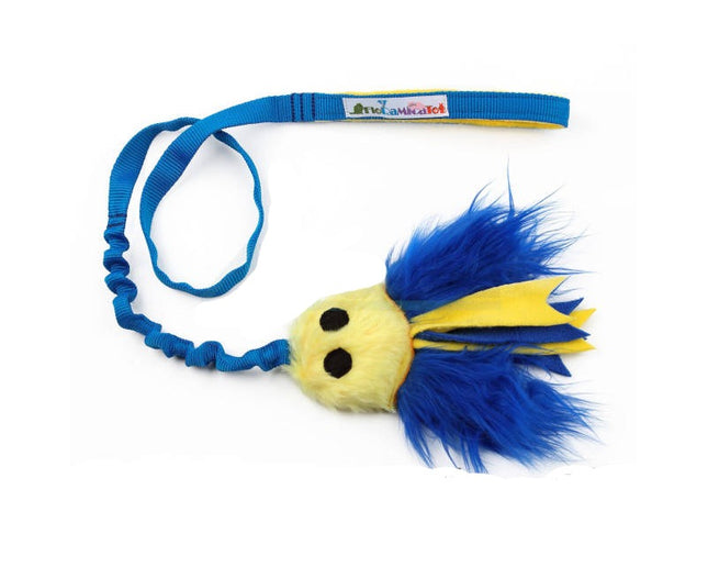 FloRaMicaTo Fluffy Jelly Fish S Yellow-DarkBlue