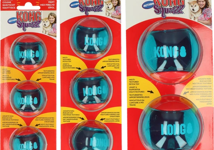 KONG Squeezz Action Red