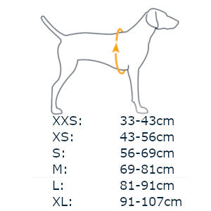 RuffWear Lumenglow™ High-Vis Dog Jacket - Blaze Orange