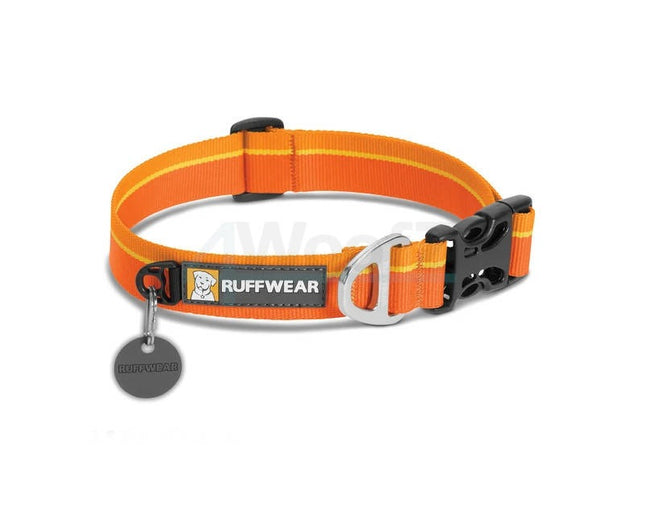 RuffWear Hoopie™ Dog Collar - Orange Sunset