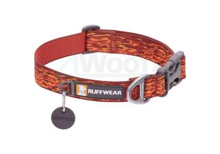 RuffWear Flat Out™ Dog Collar - Ember Distortion